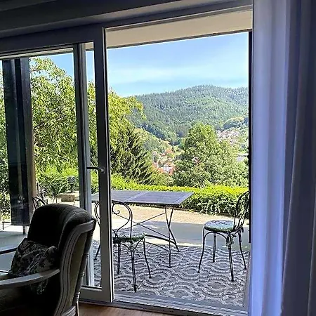 Panorama Apartment Im Schwarzwald In Einzigartiger Lage, Terrasse, 2 Schlafzimmer, Direkt Am Waldrand, Nahe Baden-Baden 4*