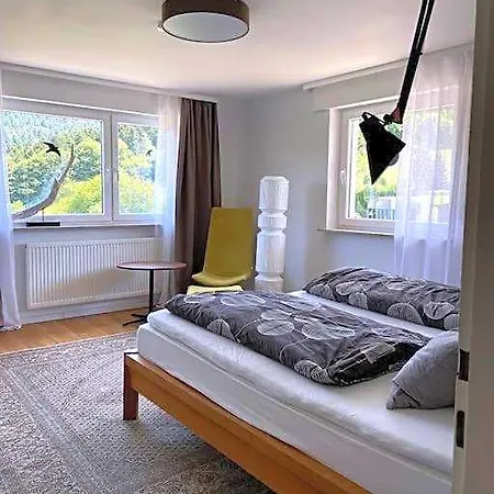 Отель Panorama Apartment Im Schwarzwald In Einzigartiger Lage, Terrasse, 2 Schlafzimmer, Direkt Am Waldrand, Nahe Baden-Baden 4*