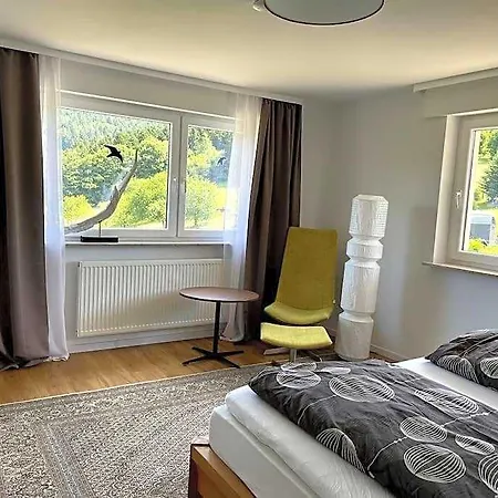 Panorama Apartment Im Schwarzwald In Einzigartiger Lage, Terrasse, 2 Schlafzimmer, Direkt Am Waldrand, Nahe Baden-Baden 4*
